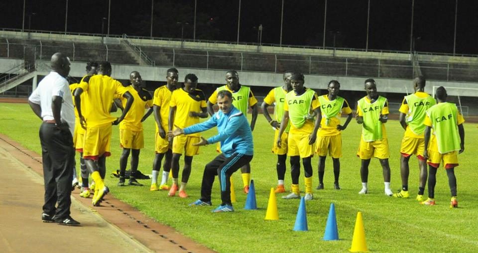 Uganda Cranes hold successful training session at Kegue Stadium, set