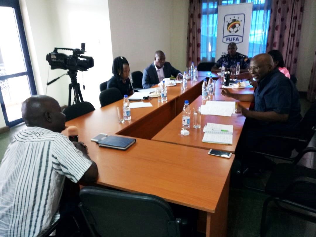 Commission of Inquiry into Football Officiation during Today's session with Vipers SC CEO