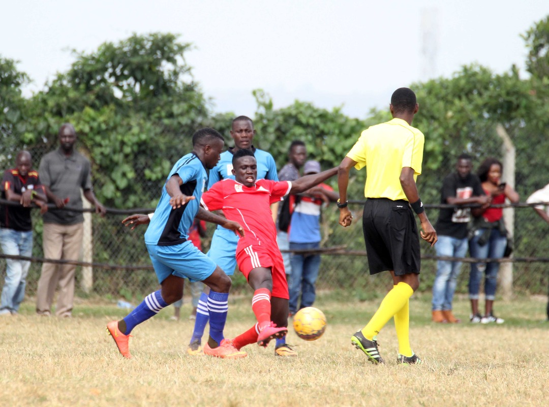 KCCA FC's Juliys Poloto (red) featured for Bukedi province
