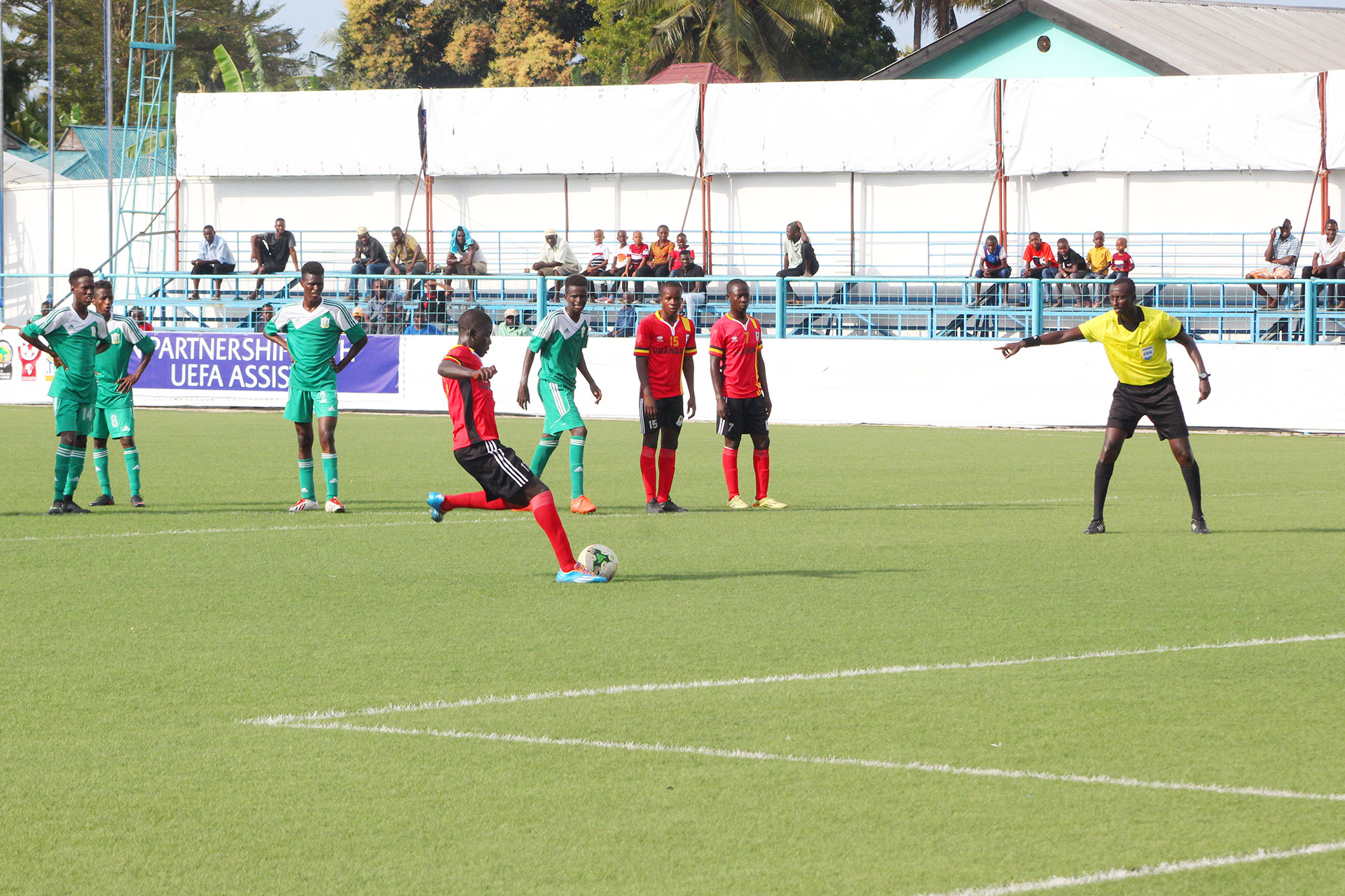 Ibrahim Juma Converted from a penalty mark in the 73rd minute