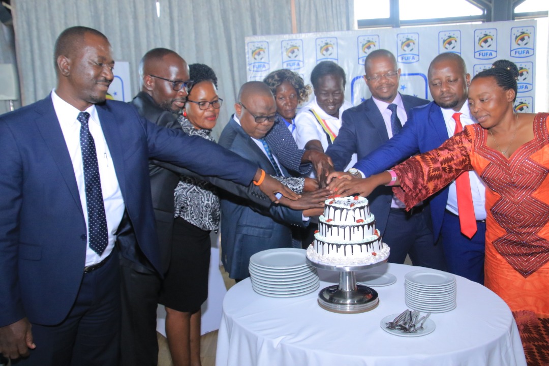 Pictorial: Football family warmly welcomes back FUFA President Eng. Magogo to office