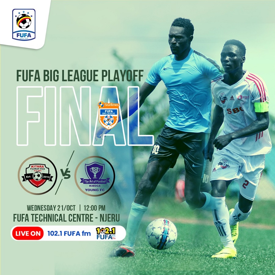StarTimes FUFA Big League – Play off Final: Kitara Vs Kiboga Young Team Lists