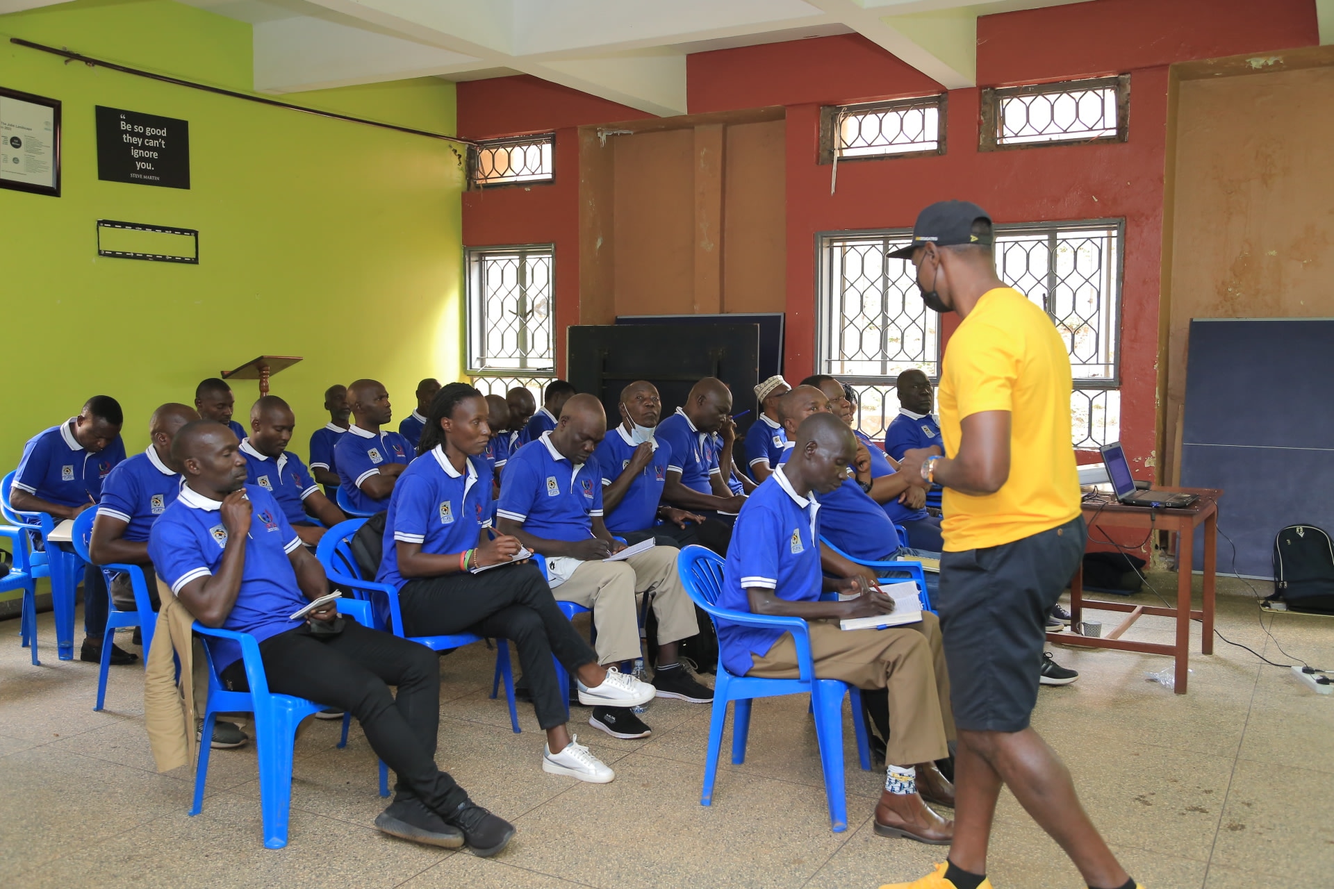 25 CAF A Coaches Take Part In 24 hour Refresher Course