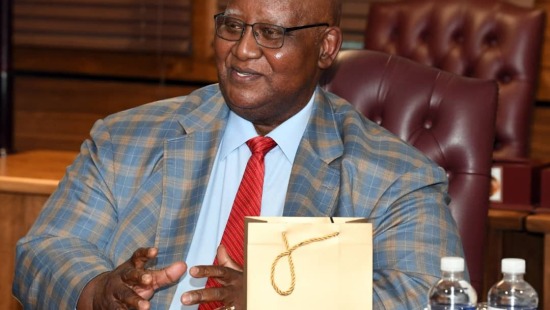 Ashford Mamelodi: A true friend to Ugandan football honoured by FUFA President  