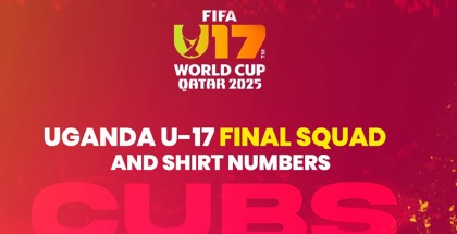 Uganda U17 Final Squad For FIFA U17 World Cup
