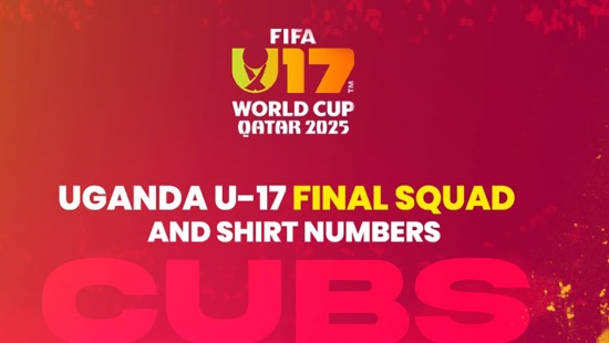 Uganda U17 Final Squad For FIFA U17 World Cup