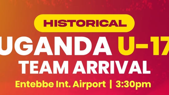 Uganda’s U17 Historical team returns home today!